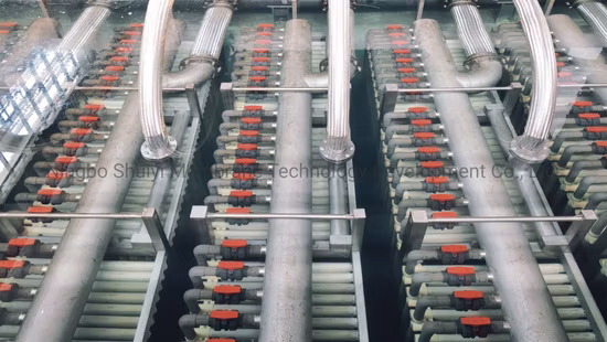 Membrana UF de ultrafiltración sumergida de fibra hueca de alto flujo de 0,03 Um para precio de fábrica de aguas residuales químicas de carbón