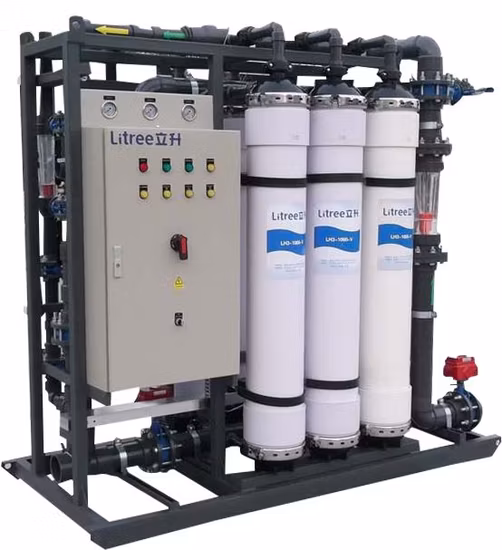 Módulo de membrana Litree UF Filtro de agua industrial para tratamiento de agua